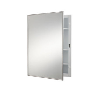 R420BC Styleline Swing Door Medicine Cabinet - Stainless Steel R420BC Styleline Swing Door Medicine Cabinet - Stainless Steel
