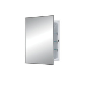R473FS Styleline Swing Door Medicine Cabinet - Stainless Steel R473FS Styleline Swing Door Medicine Cabinet - Stainless Steel
