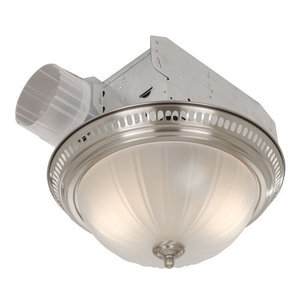 N741SNNT Exhaust Fan With Light Bathroom Fan - Satin Nickel N741SNNT Exhaust Fan With Light Bathroom Fan - Satin Nickel