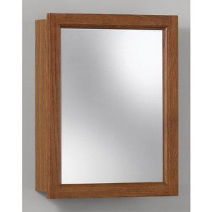 R755467 Framed Swing Door Medicine Cabinet - Honey Oak R755467 Framed Swing Door Medicine Cabinet - Honey Oak