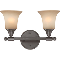 Bathroom Lighting (2 Bulbs) 16" Width Bathroom Lighting (2 Bulbs) 16" Width