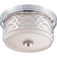 Flush Mount Ceiling Light 13-3/8" Width Flush Mount Ceiling Light 13-3/8" Width
