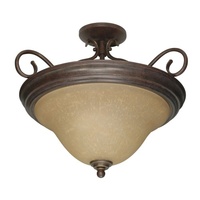 Semi Flush Mount 18-1/2" Width Semi Flush Mount 18-1/2" Width