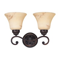 Bathroom Lighting (2 Bulbs) 15-1/2" Width Bathroom Lighting (2 Bulbs) 15-1/2" Width