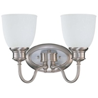 Bathroom Lighting (2 Bulbs) 14-1/4" Width Bathroom Lighting (2 Bulbs) 14-1/4" Width