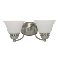 Bathroom Lighting (2 Bulbs) 14-7/8" Width Bathroom Lighting (2 Bulbs) 14-7/8" Width