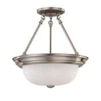 Semi Flush Mount 13-1/4" Width Semi Flush Mount 13-1/4" Width