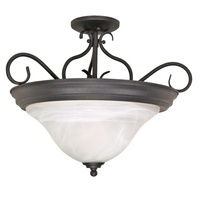 Semi Flush Mount 18-1/2" Width Semi Flush Mount 18-1/2" Width