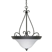 Up Light Pendant 20-1/2" Width Up Light Pendant 20-1/2" Width