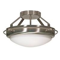 Semi Flush Mount 13-3/4" Width Semi Flush Mount 13-3/4" Width