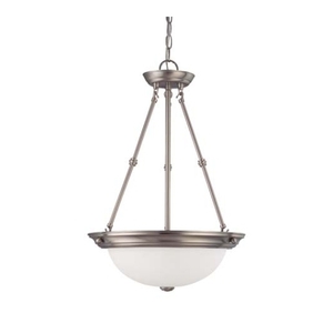 N603297 Up Light Pendant Light - Brushed Nickel / Frosted N603297 Up Light Pendant Light - Brushed Nickel / Frosted
