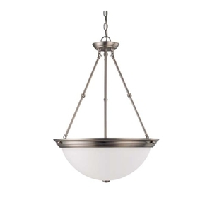 N603298 Up Light Pendant Light - Brushed Nickel / Frosted N603298 Up Light Pendant Light - Brushed Nickel / Frosted
