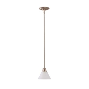 N603307 Empire Mini-Pendant Pendant Light - Brushed Nickel / Frosted N603307 Empire Mini-Pendant Pendant Light - Brushed Nickel / Frosted