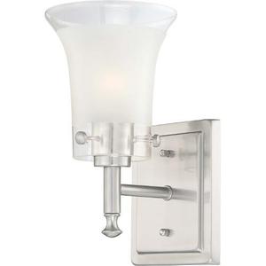 N604521 Patrone 1 Bulb Wall Sconce - Brushed Nickel N604521 Patrone 1 Bulb Wall Sconce - Brushed Nickel