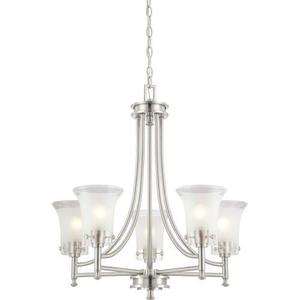 N604525 Patrone Mid Sized Chandelier Chandelier - Brushed Nickel N604525 Patrone Mid Sized Chandelier Chandelier - Brushed Nickel