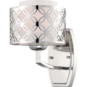 N604661 Margaux 1 Bulb Wall Sconce - Polished Nickel N604661 Margaux 1 Bulb Wall Sconce - Polished Nickel