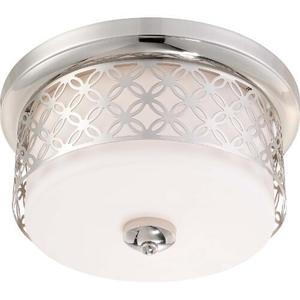 N604671 Margaux Flush Mount Ceiling Light - Polished Nickel N604671 Margaux Flush Mount Ceiling Light - Polished Nickel