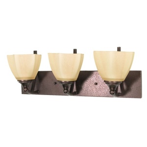 N60061 Normandy 3 Bulb Bathroom Lighting - Copper Bronze N60061 Normandy 3 Bulb Bathroom Lighting - Copper Bronze