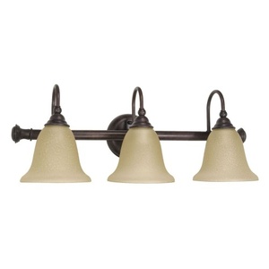 N60109 Mericana 3 Bulb Bathroom Lighting - Old Bronze N60109 Mericana 3 Bulb Bathroom Lighting - Old Bronze