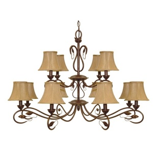 N601171 Vine Large Foyer Chandelier Chandelier - Sonoma Bronze N601171 Vine Large Foyer Chandelier Chandelier - Sonoma Bronze