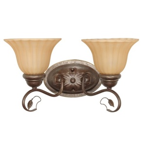N601176 Vine 2 Bulb Bathroom Lighting - Sonoma Bronze N601176 Vine 2 Bulb Bathroom Lighting - Sonoma Bronze