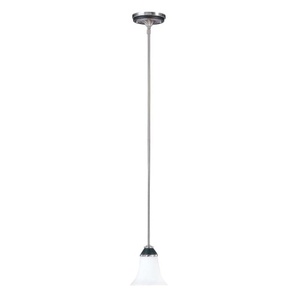 N601749 Keen Mini-Pendant Pendant Light - Brushed Nickel With Ebony Wood N601749 Keen Mini-Pendant Pendant Light - Brushed Nickel With Ebony Wood