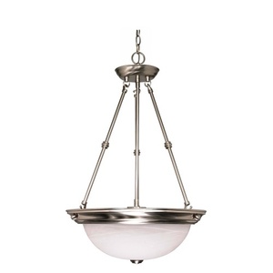 N60203 Up Light Pendant Light - Brushed Nickel / Alabaster N60203 Up Light Pendant Light - Brushed Nickel / Alabaster