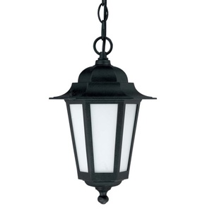 N602209 Cornerstone Hanging Hanging Lantern - Textured Black N602209 Cornerstone Hanging Hanging Lantern - Textured Black