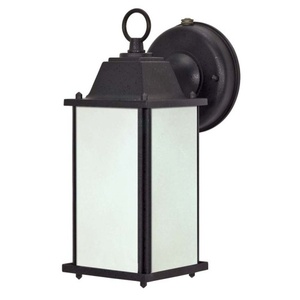 N602529 Cube Entrance Outdoor Wall Light - Textured Black N602529 Cube Entrance Outdoor Wall Light - Textured Black