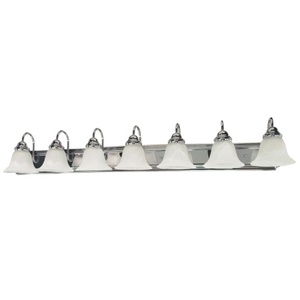 N60290 Ballerina 4 or More Bulb Bathroom Lighting - Polished Chrome / Alabaster N60290 Ballerina 4 or More Bulb Bathroom Lighting - Polished Chrome / Alabaster