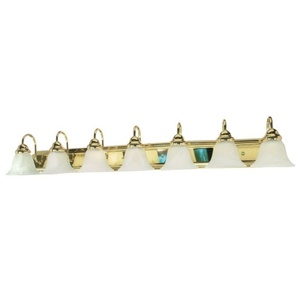 N60293 Ballerina 4 or More Bulb Bathroom Lighting - Polished Brass / Alabaster N60293 Ballerina 4 or More Bulb Bathroom Lighting - Polished Brass / Alabaster