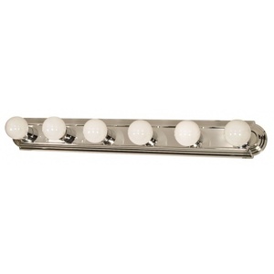 N60298 4 or More Bulb Bathroom Lighting - Polished Chrome N60298 4 or More Bulb Bathroom Lighting - Polished Chrome
