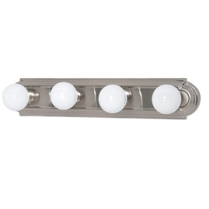 NUV60301 4 or More Bulb Bathroom Lighting - Brushed Nickel NUV60301 4 or More Bulb Bathroom Lighting - Brushed Nickel