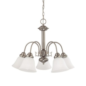 N603240 Ballerina Mid Sized Chandelier Chandelier - Brushed Nickel / Frosted N603240 Ballerina Mid Sized Chandelier Chandelier - Brushed Nickel / Frosted