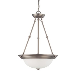N603247 Up Light Pendant Light - Brushed Nickel / Frosted N603247 Up Light Pendant Light - Brushed Nickel / Frosted