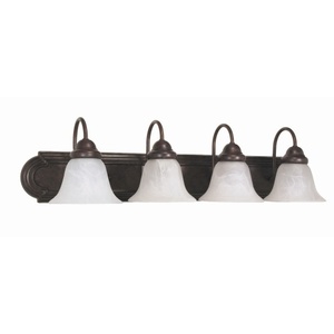 N60326 Ballerina 4 or More Bulb Bathroom Lighting - Old Bronze / Alabaster N60326 Ballerina 4 or More Bulb Bathroom Lighting - Old Bronze / Alabaster