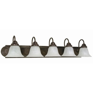 N60327 Ballerina 4 or More Bulb Bathroom Lighting - Old Bronze / Alabaster N60327 Ballerina 4 or More Bulb Bathroom Lighting - Old Bronze / Alabaster