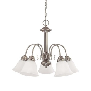 N603290 Ballerina Mid Sized Chandelier Chandelier - Brushed Nickel / Frosted N603290 Ballerina Mid Sized Chandelier Chandelier - Brushed Nickel / Frosted