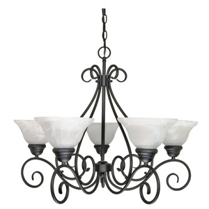 NUV60380 Castillo Mid Sized Chandelier Chandelier - Textured Black NUV60380 Castillo Mid Sized Chandelier Chandelier - Textured Black