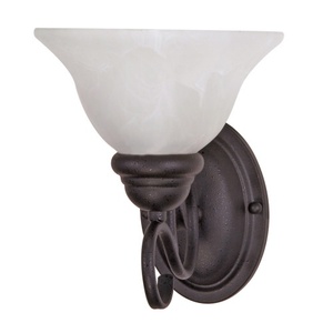 N60387 Castillo 1 Bulb Wall Sconce - Textured Black N60387 Castillo 1 Bulb Wall Sconce - Textured Black