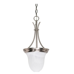 N60394 Up Light Pendant Light - Brushed Nickel / Alabaster N60394 Up Light Pendant Light - Brushed Nickel / Alabaster