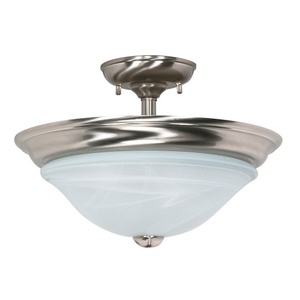 N60464 Triumph Semi Flush Mount Ceiling Light - Brushed Nickel N60464 Triumph Semi Flush Mount Ceiling Light - Brushed Nickel