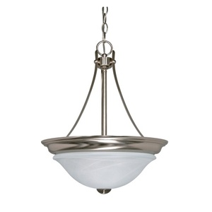 N60465 Triumph Up Light Pendant Light - Brushed Nickel N60465 Triumph Up Light Pendant Light - Brushed Nickel