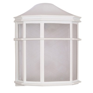 N60537 Cage Entrance Outdoor Wall Light - White N60537 Cage Entrance Outdoor Wall Light - White