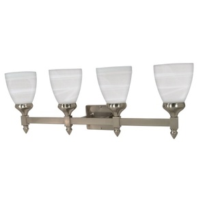 N60594 Triumph 4 or More Bulb Bathroom Lighting - Brushed Nickel N60594 Triumph 4 or More Bulb Bathroom Lighting - Brushed Nickel