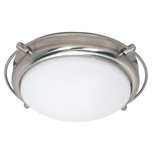 N60608 Polaris Flush Mount Ceiling Light - Brushed Nickel N60608 Polaris Flush Mount Ceiling Light - Brushed Nickel