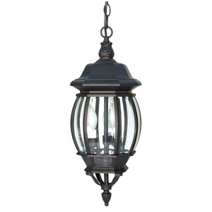N60896 Central Park Hanging Hanging Lantern - Textured Black N60896 Central Park Hanging Hanging Lantern - Textured Black