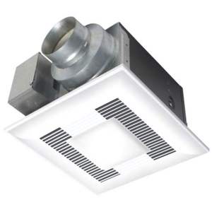 PANFV08VKL4 WhisperGreen/Green-Lite With Light Bathroom Fan - White PANFV08VKL4 WhisperGreen/Green-Lite With Light Bathroom Fan - White