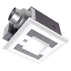 PANFV08VKSL4 WhisperGreen/Green-Lite With Light Bathroom Fan - White PANFV08VKSL4 WhisperGreen/Green-Lite With Light Bathroom Fan - White