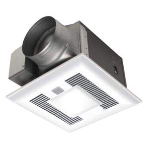 PANFV13VKML4 WhisperGreen/Green-Lite With Light Bathroom Fan - White PANFV13VKML4 WhisperGreen/Green-Lite With Light Bathroom Fan - White